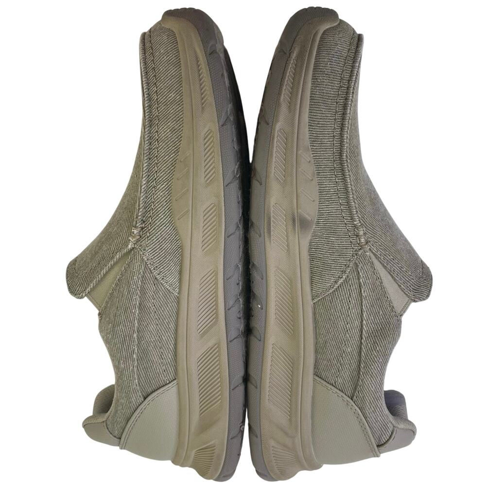 Skechers Mens Relaxed Fit Cohagen Vierra Sneaker Cooled Comfort Slip On Taupe S9 - Picture 7 of 12